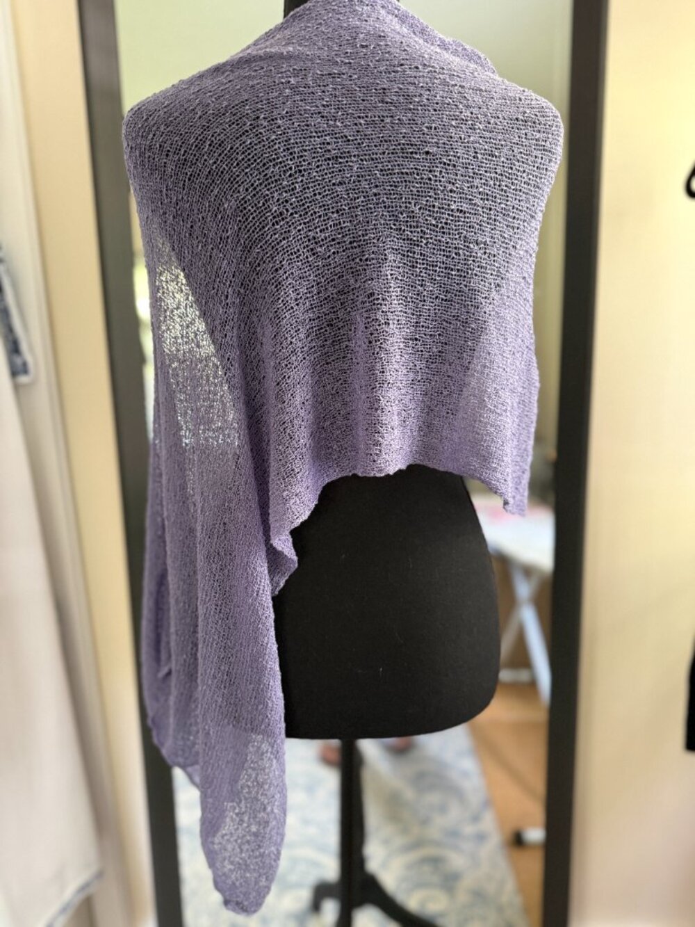 Periwinkle Elegant Shrug Wrap - Picture 3 of 7
